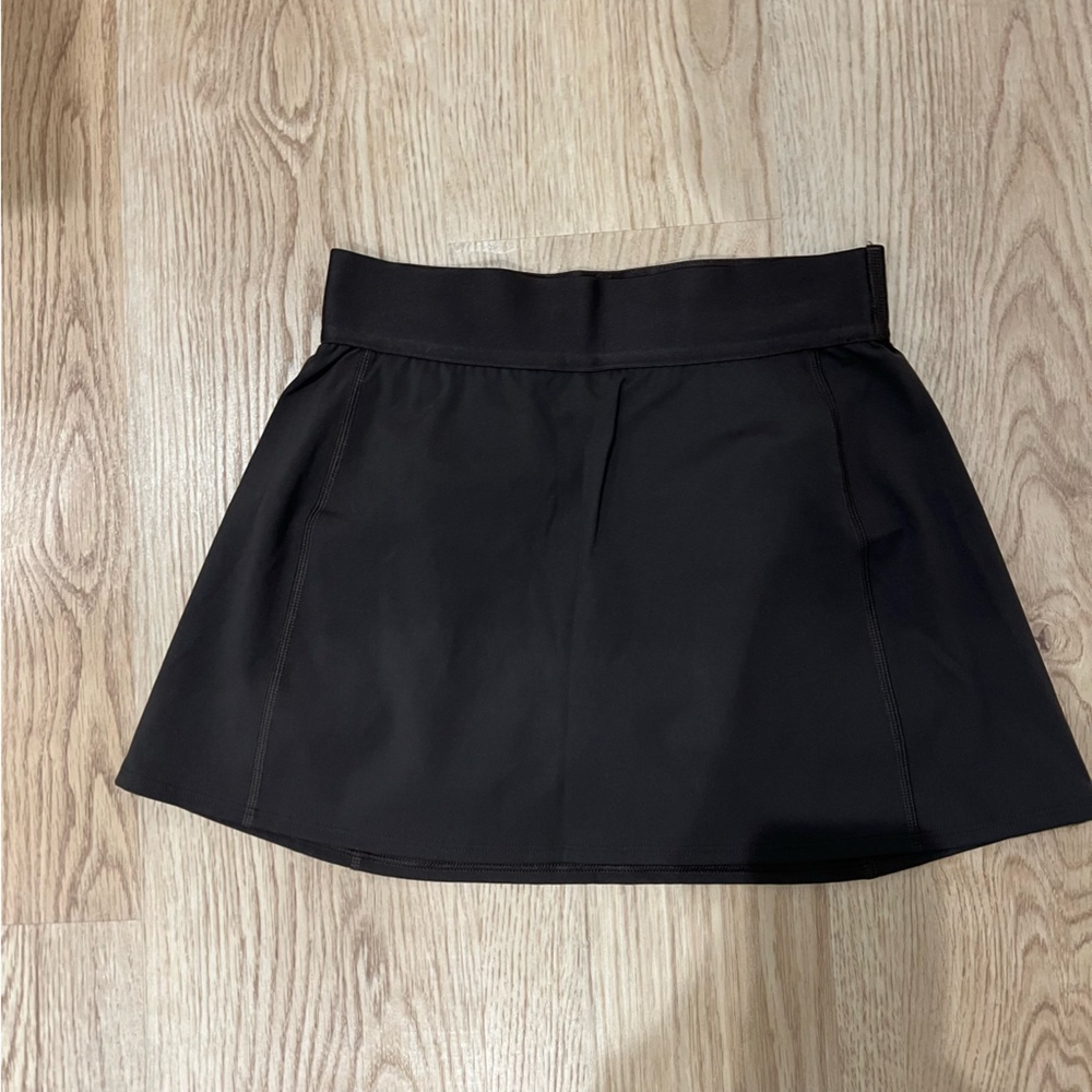 Aritzia Classic Black Skater Skirt